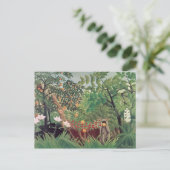 Exotisch landschap, 1910 briefkaart (Staand voorkant)