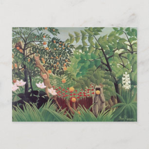 Exotisch landschap, 1910 briefkaart