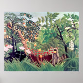 Exotisch landschap poster (Voorkant)
