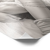 Exotisch Meisje op een Bank Foto Afdruk (Hoek)