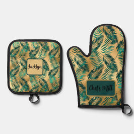 exotisch ovenwant & pannenlap set