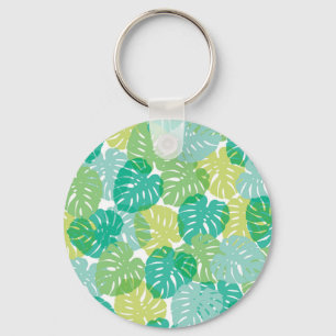 Exotisch Plant: Tropical Monstera Sleutelhanger