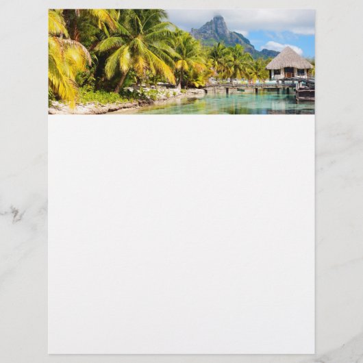 Exotisch resort flyer (Voorkant)