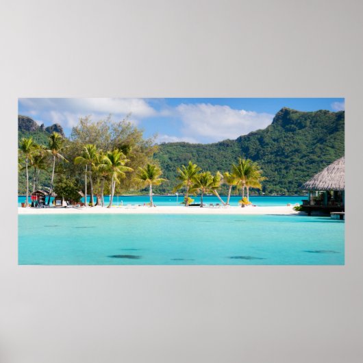 Exotisch resort poster (Voorkant)
