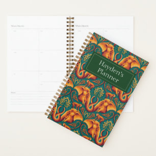 Exotisch Safari wandtapijtpatroon - De Witte Lotus Planner