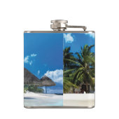 Exotisch strand heupfles (Achterkant)