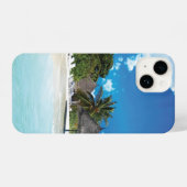 Exotisch strand iPhone hoesje (Achterkant horizontaal)