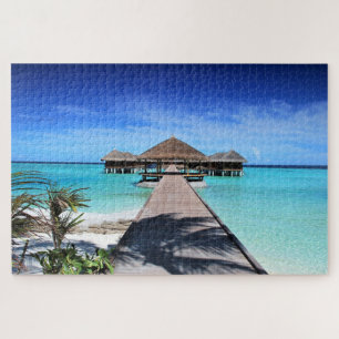 Exotisch strand legpuzzel