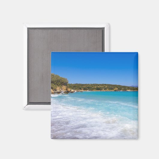 Exotisch strand tropisch eiland paradijs magneet (Voorkant / Achterkant)