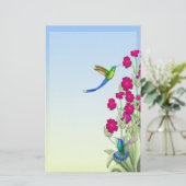 Exotisch tropisch vogeltje Briefpapier (Staand voorkant)