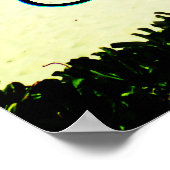 Exotische aangepaste reistekst poster (Hoek)