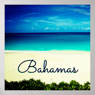 Exotische aangepaste reistekst poster