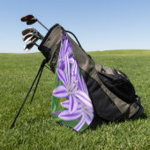 Exotische Afrikaanse Lelie Golfhanddoek (Groen)