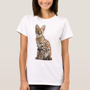 Exotische Afrikaanse Serval Kat Gevlekte Katachtig T-shirt