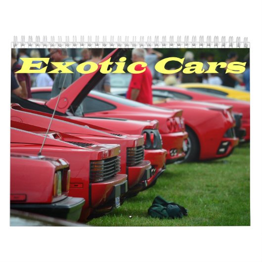 Exotische autokalender kalender (Hoes)