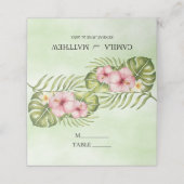 Exotische bloemen (Buitenkant ongevouwen)