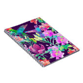 Exotische bloemen en vogels notitieboek (Rechterzijde)