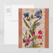 Exotische bloemen met insecten briefkaart (Voorkant / Achterkant)