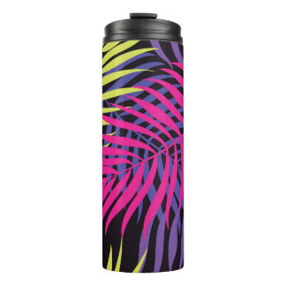 Exotische bloemen: Oerwouden patroonontsnapping Thermosbeker