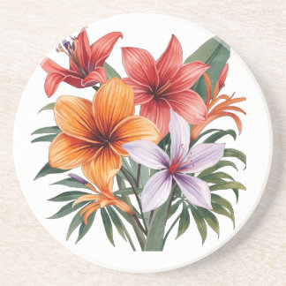 Exotische Bloemen – Onderzetter