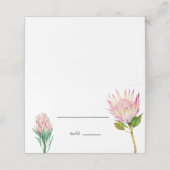 Exotische Blush Roze Protea Bloem Huwelijk (Buitenkant ongevouwen)