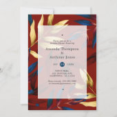 Exotische bos koppels douche kaart (Voorkant)