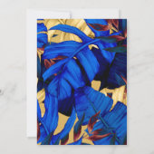 Exotische bosrit-douche kaart (Achterkant)