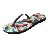 exotische braziliaanse touchvogel teenslippers (Schuin)