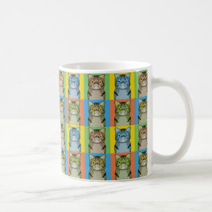 Exotische Cartoon met schoorsteenkast, Pop Koffiemok