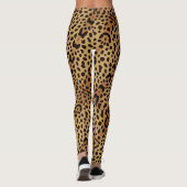 Exotische Cheetah Print Leggings (Achterkant)