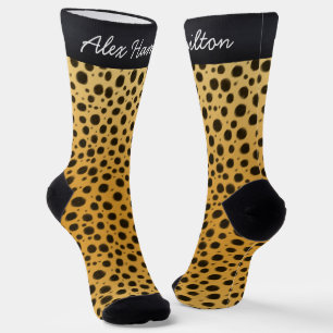 Exotische Cheetah Spots - Speciaal gepersonaliseer Sokken
