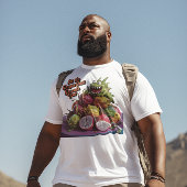 Exotische Dragon Fruit Adorning Houten Tafel T-shirt