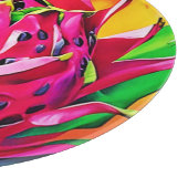 Exotische drakenfruitbloei snijplank (Hoek)