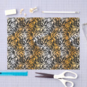 Exotische Fantasy Animal Print Tiger en Zebra Tissuepapier (Craft)