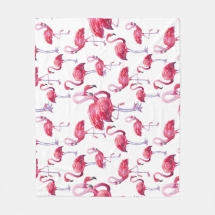 Exotische Flamingo Waterverf Bird Fleece Deken