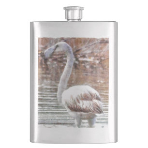 Exotische flamingo-Waterverf Flacon