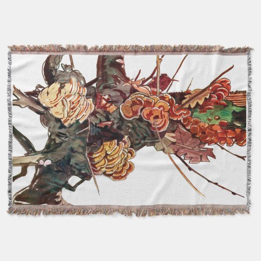 Exotische Flora #9 op SunshineDazzle Deken (Voorkant)