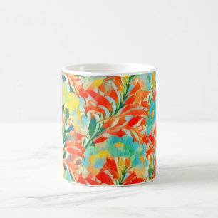 Exotische Floral Garden Bloom Blush Art Koffiemok