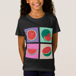 Exotische Fruit Pop Art Tropische Zomervakantie Wa T-shirt