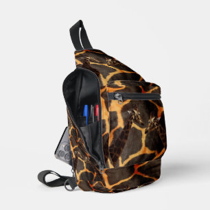 "Exotische giraffen: op een met giraffen bedrukt c Sling Bag