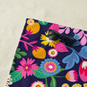 Exotische Hand Geschilderd Bloempatroon-48330 Strandlaken (In situ)