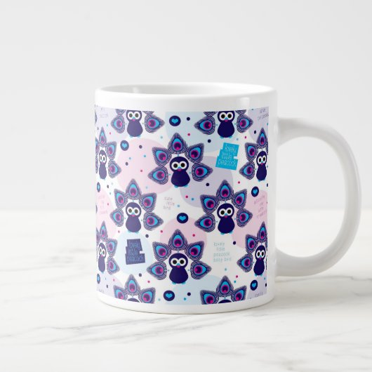 exotische india pauock patroon grote koffiekop (Rechts)