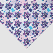 exotische india pauock patroon tissuepapier (Detail)