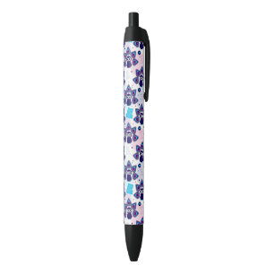 exotische india pauock patroon zwarte inkt pen