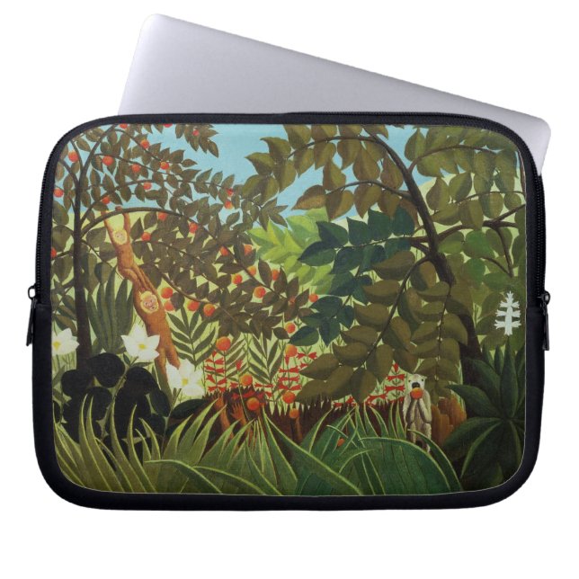 Exotische landschappen laptop sleeve (Voorkant)