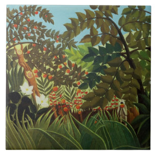 Exotische landschappen tegeltje