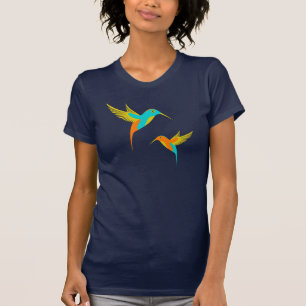Exotische luchtvogels t-shirt