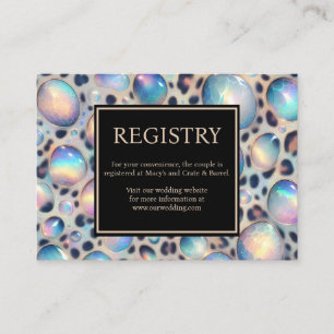 Exotische luxe cadeau registratie details bijlage