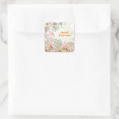 Exotische Mehndi Book Label / Gift Label Sticker (Tas)