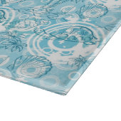 exotische oceaanpatroon snijplank (Hoek)